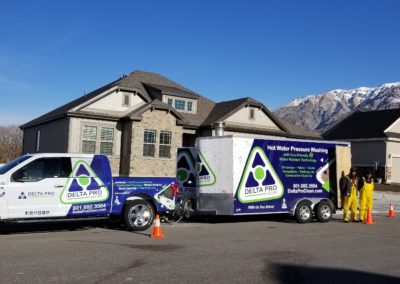 Hot Pressure Washing Cleaning in Utah