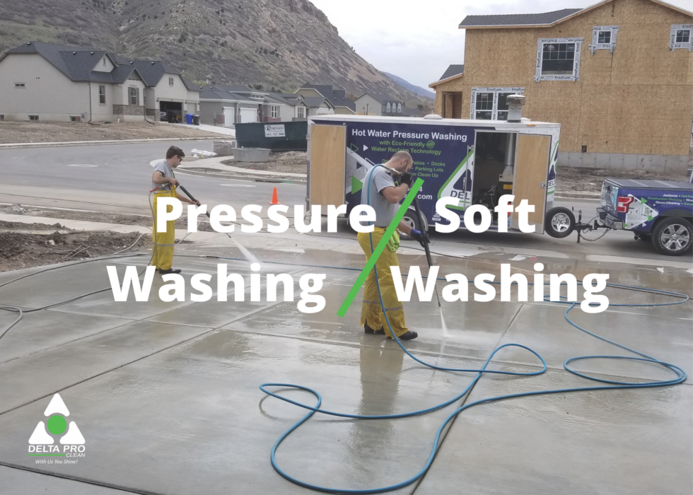 The Differences Between Soft Washing and Pressure Washing Delta Pro Clean